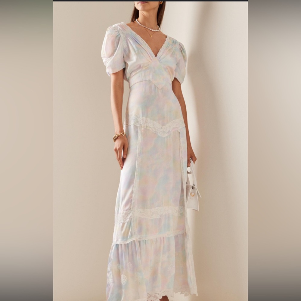 💖 Gorgeous Summery Love Shack Fancy Tie Dye Maxi Dress 💖